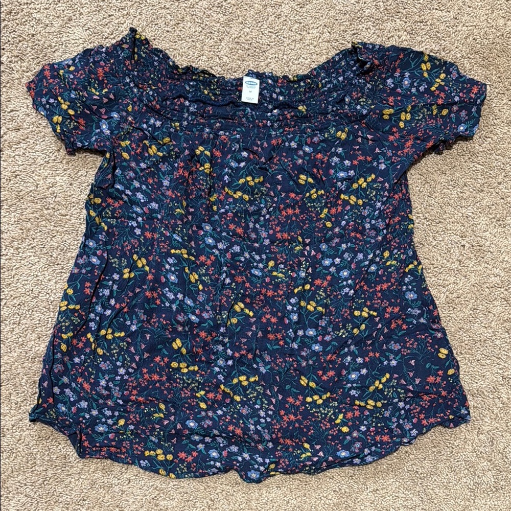 Old Navy Floral Off-Shoulder Top